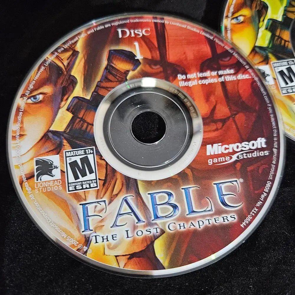 Fable All 4 Disc set PC CD-Rom